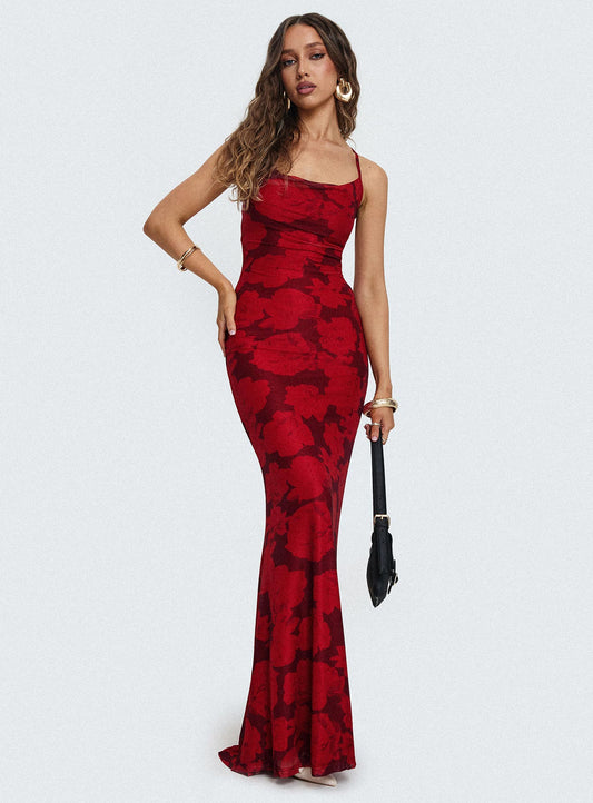 Rosarie Maxi Elbise Karma