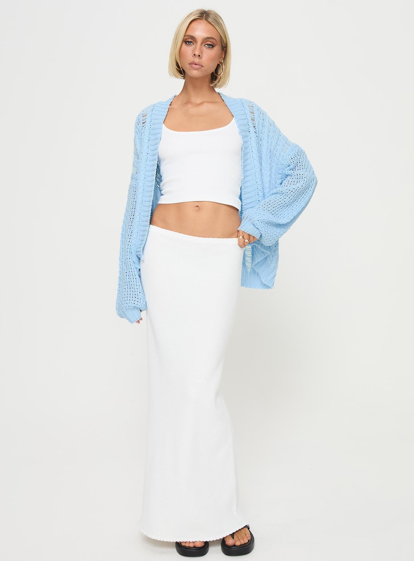 Abner Kablo Hırka Mavi