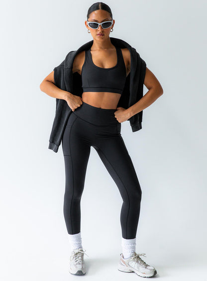 Achieve Activewear Tayt Siyah
