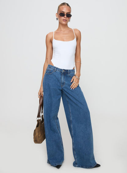 Tamamı Bağlamalı Bodysuit Beyaz