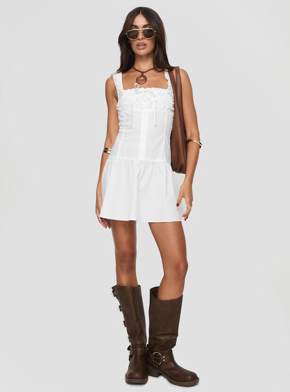 Kalp Şeklinde Mini Elbise Porselen