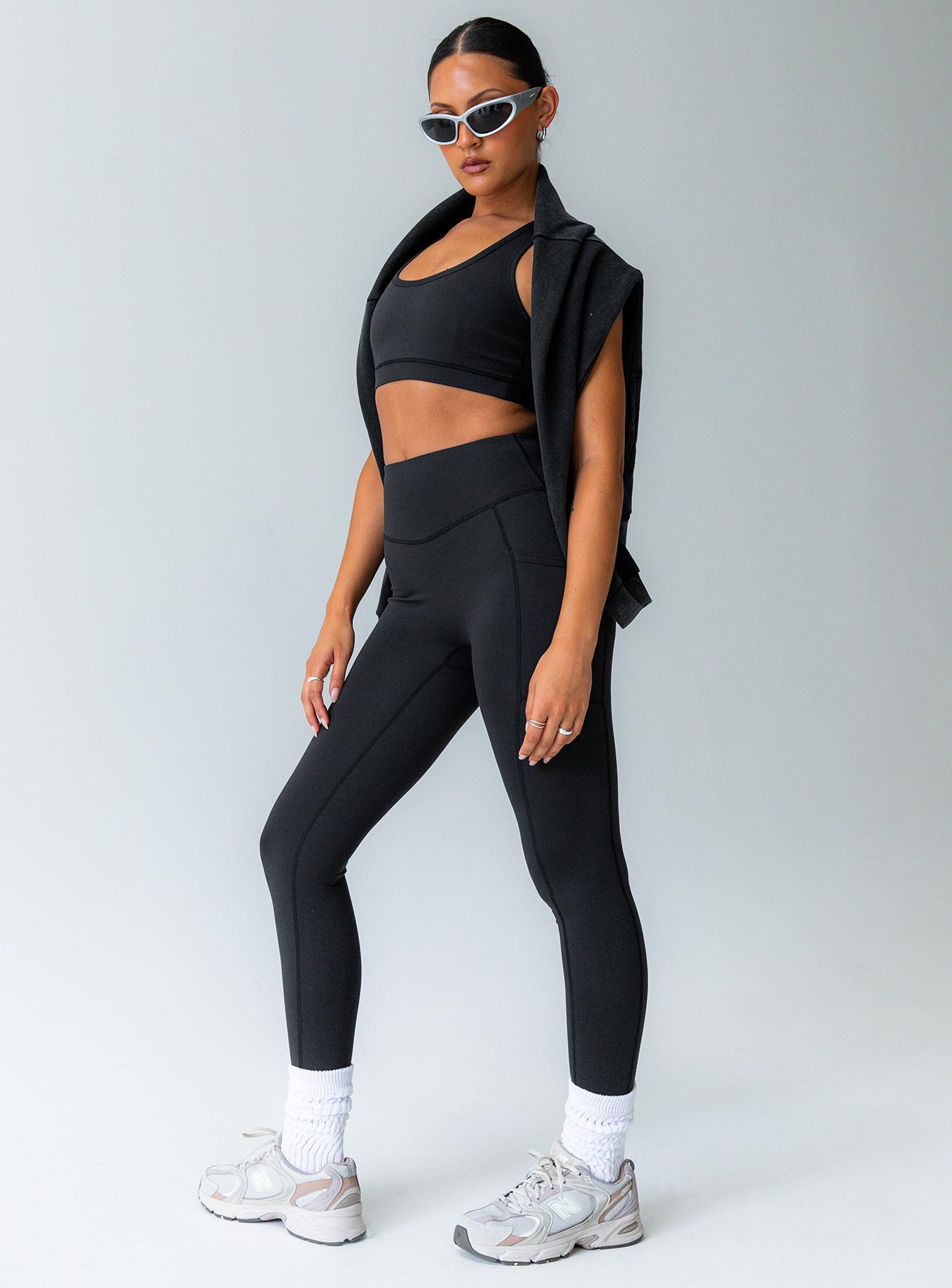 Achieve Activewear Tayt Siyah