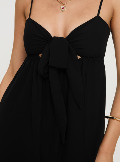 Granno Mini Elbise Siyah