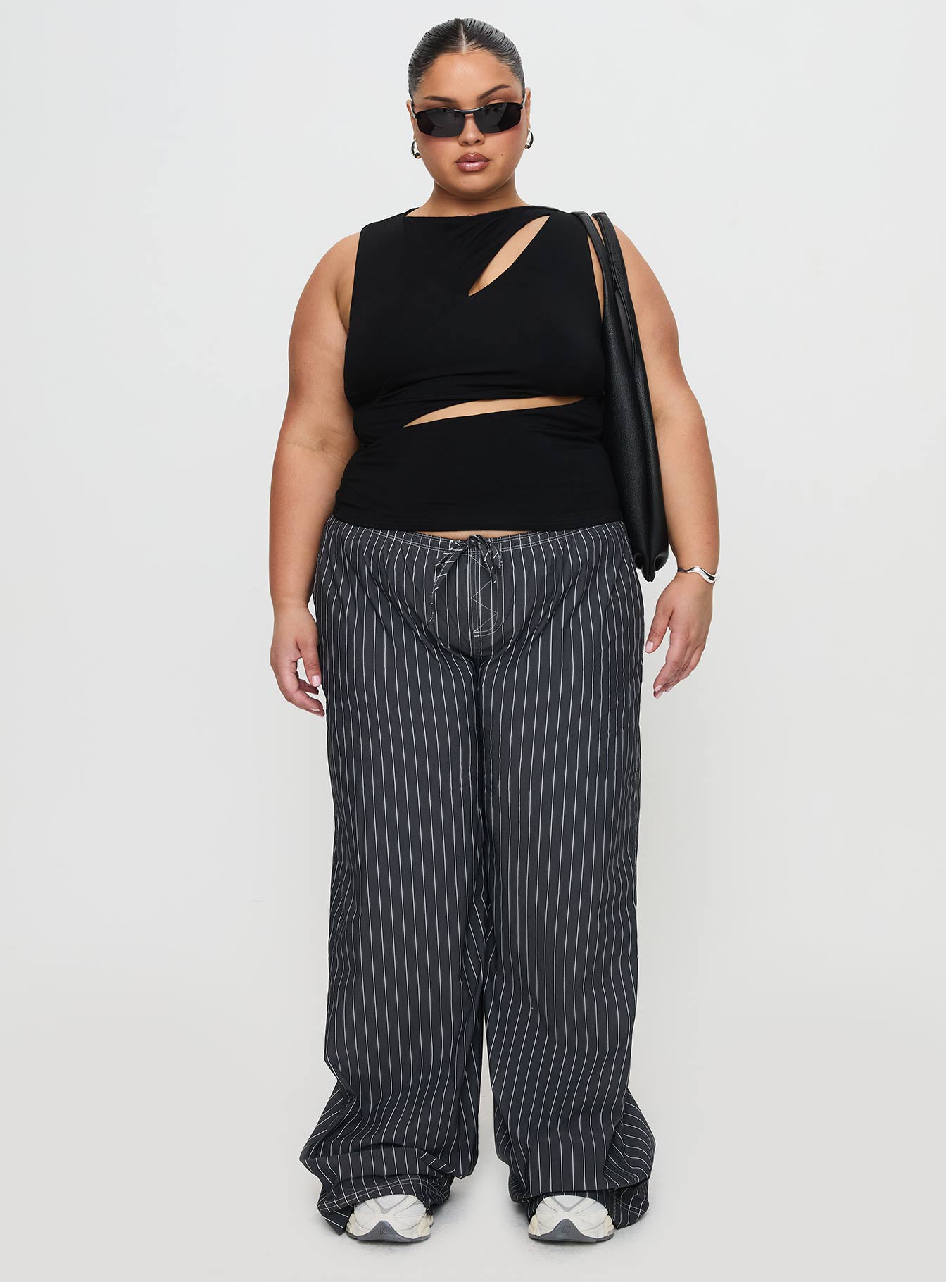 Ablaze Kesikli Üst Siyah