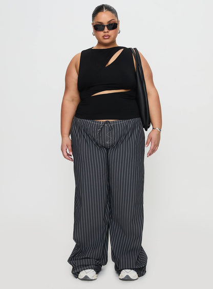 Ablaze Kesikli Üst Siyah