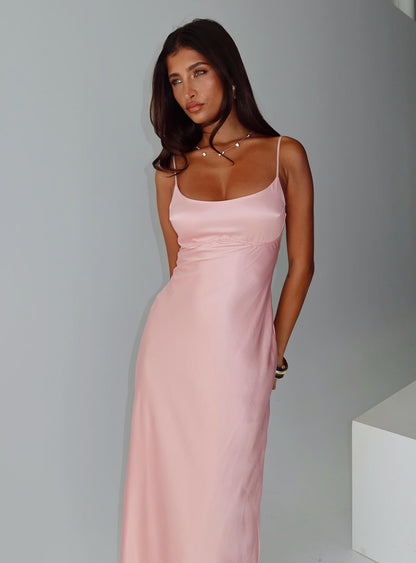 Ravia Uzun Elbise Pembe