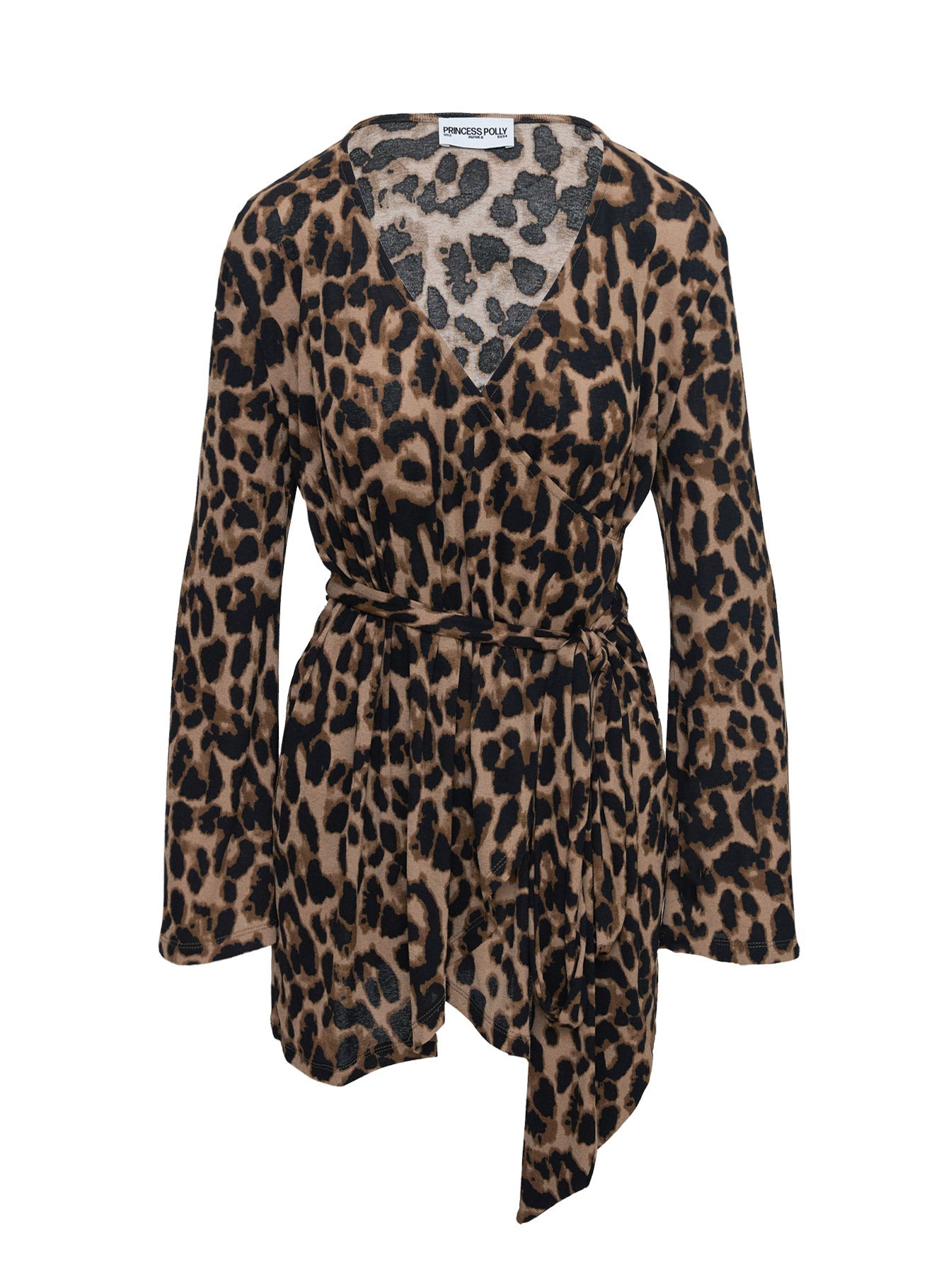 Raquela Anvelop Mini Elbise Leopar